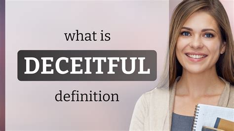 deceitful dishonest figgerits|DECEITFUL definition and meaning .
